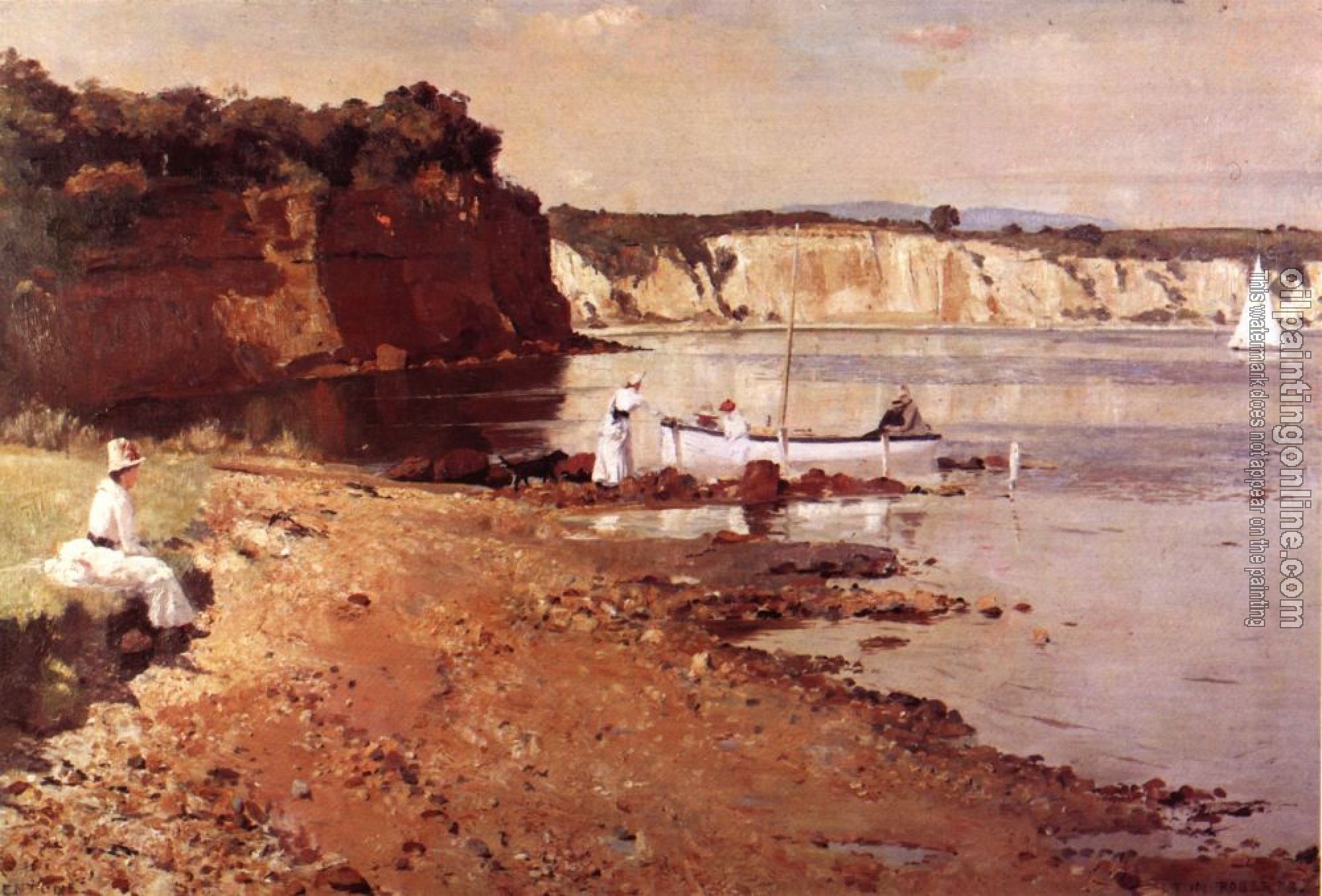 Roberts, Tom - Slumbering Sea, Mentone